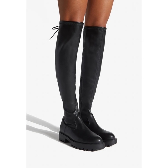 Tall Flat Boots - Picture 1 of 4